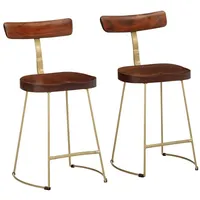VidaXL Barhocker 2 Stk. 49x43x79 cm Mango Massivholz