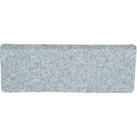 Pergamon Trend Nadelfilz Stufenmatte Bent 15er-Set Grau 24x65cm