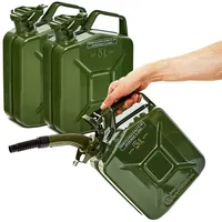 Bw BW® Kraftstoffkanister Metall Benzinkanister 3x 5 Liter mit