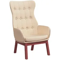 VidaXL Relaxsessel Creme Stoff