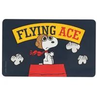 SNOOPY Peanuts Snoopy Brettchen Flying Ace Schneidebrettchen in blau
