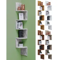VCM Holzregal hängend platzsparendes Regal Maße: H. 123 x