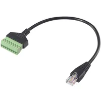 Renkforce RJ45 Netzwerk Adapterkabel [1x RJ45-Stecker 8p8c - 1x