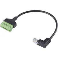 Renkforce RJ45 Netzwerk Adapterkabel [1x RJ45-Stecker 8p8c - 1x