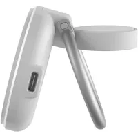 Hyper HyperJuice Next Qi2 2-in-1 Magnetische Ladestation Weiß