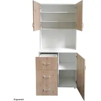 Hti-Living Küchenbuffet Küchenschrank 80 x 180 x 40 cm