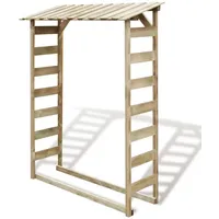 VidaXL Feuerholz-Lagerschuppen 150×44×176 cm Imprägniertes Kiefernholz - Braun