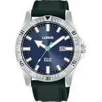 Lorus Solaruhr LORUS, schwarz, blau, Armbanduhren, Herren, Armbanduhr, Herrenuhr,