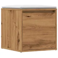 VidaXL Schubladenbox Artisan Eichen-Optik 40,5x40x40 cm Holzwerkstoff