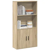 VidaXL Bücherregal Sonoma-Eiche 60x24x120 cm Holzwerkstoff