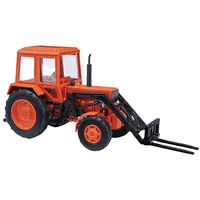 BUSCH 51308 H0 Landwirtschafts Modell Belarus MTS82, Frontlader u.
