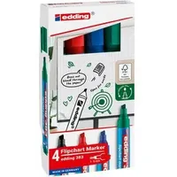 Edding 383 Flipchart-Marker farbsortiert 1,0 - 5,0 mm, 4