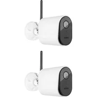 ABUS WLAN Außen-Kamera PPIC44520 Smarte Überwachungskamera - 2er Set