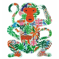 Djeco Shape-Puzzle Affe 350 Teile