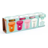 Djeco Sweet Art Modelliermasse, 4 Dosen, Mehrfarbig (DJ09026)