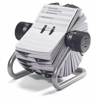 Durable Rollkartei Telindex 500 Karten Silber