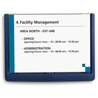 Durable Click Sign A5 blau, Türschild 486607