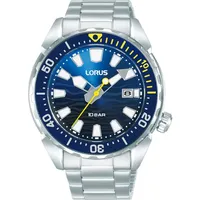 Lorus Herren Uhr Quarz Edelstahlgehäuse RH947RX9