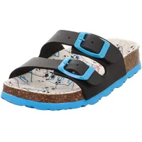 Superfit Fussbettpantoffel Hausschuh, Blau/Mehrfarbig 8160, 40 EU