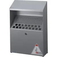 Durable Wandascher Metall 4 Liter, silber, 333423