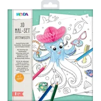 Heyda 3D Unterwasser Malset farbsortiert, 1 St.