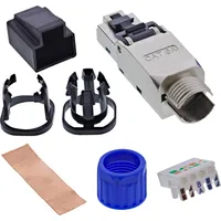 InLine RJ45 Stecker Cat.6A 500MHz, feldkonfektionierbar, geschirmt, 10Gb/s, für