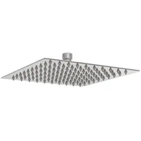 VidaXL Regenbrause Edelstahl 304 20x20 cm Quadrat
