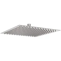 VidaXL Regenbrause Edelstahl 304 25x25 cm Quadrat