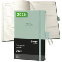 Sigel Taschenkalender Conceptum 2026 mintgrün