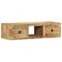 VidaXL TV-Wandschrank 100x32x25 cm Raues Massivholz Mango