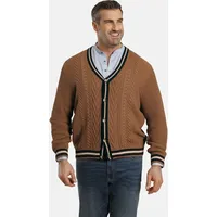 Charles Colby Strickjacke DUKE STARKS in cognac | Gr.: