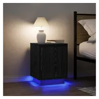 VidaXL Nachtschrank mit LED-Leuchten 38 x 34 x 50