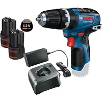 Bosch Akku-Schlagbohrmaschine GSB 12V-35 / 2x 3,0 Ah Akku