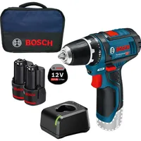 Bosch Hausgeräte, Bohrmaschine / 2x 2,0 Ah Akku +