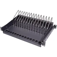 Logilink SF100B 19 Zoll Netzwerkschrank-Geräteboden Schwarz