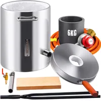 Vevor 6kg Propan Schmelzofen Kit Schmelzofen Edelstahl 1482°C Metall