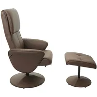 Mendler Relaxsessel Helsinki, Fernsehsessel Relaxliege TV-Sessel mit Hocker -
