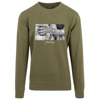 Mister Tee Pray 2.0 Sweatshirt Olive XS