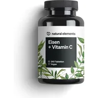 Natural Elements Eisen mit Vitamin C Tabletten