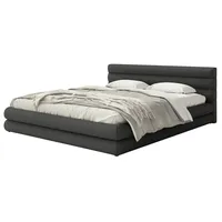 Selsey Polsterbett mit Bettkasten – blau ¦ Maße (cm):