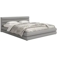 Selsey Polsterbett mit Bettkasten – grau ¦ Maße (cm):