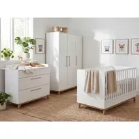 Arthur Berndt Babyzimmer 3er-Set Lina , weiß , Maße