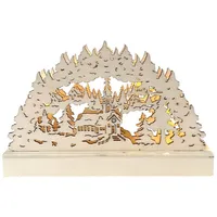 Hti-Living Schwibbogen Verschneite Kirche Natur