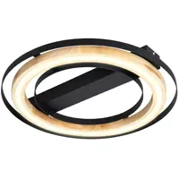 Nowa Rilas 1 LED schwarz Metall Ø 47 cm