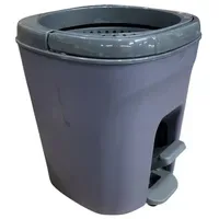 HSE24 Putzeimer Rotomop 5.0 Super Five Kit Grau