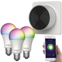 Luminea Home Control WLAN-LED-Lampe 11 W E27 RGB-CCT 3
