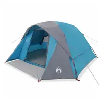 VidaXL Kuppelzelt 4 Personen Blau