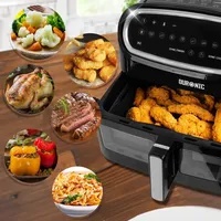 Duronic AFL2 Silikonform, ein Antihaft Silikoneinsatz, Wiederverwendbar, Airfryer- Zubehör,