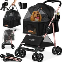Lovpet Hundewagen 2in1 Hundebuggy Hundebox Transporttasche Faltbar klappbar bis