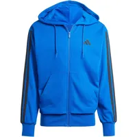 Adidas Essentials 3-Streifen French Terry Reißverschlusspullover Team Royal Blue